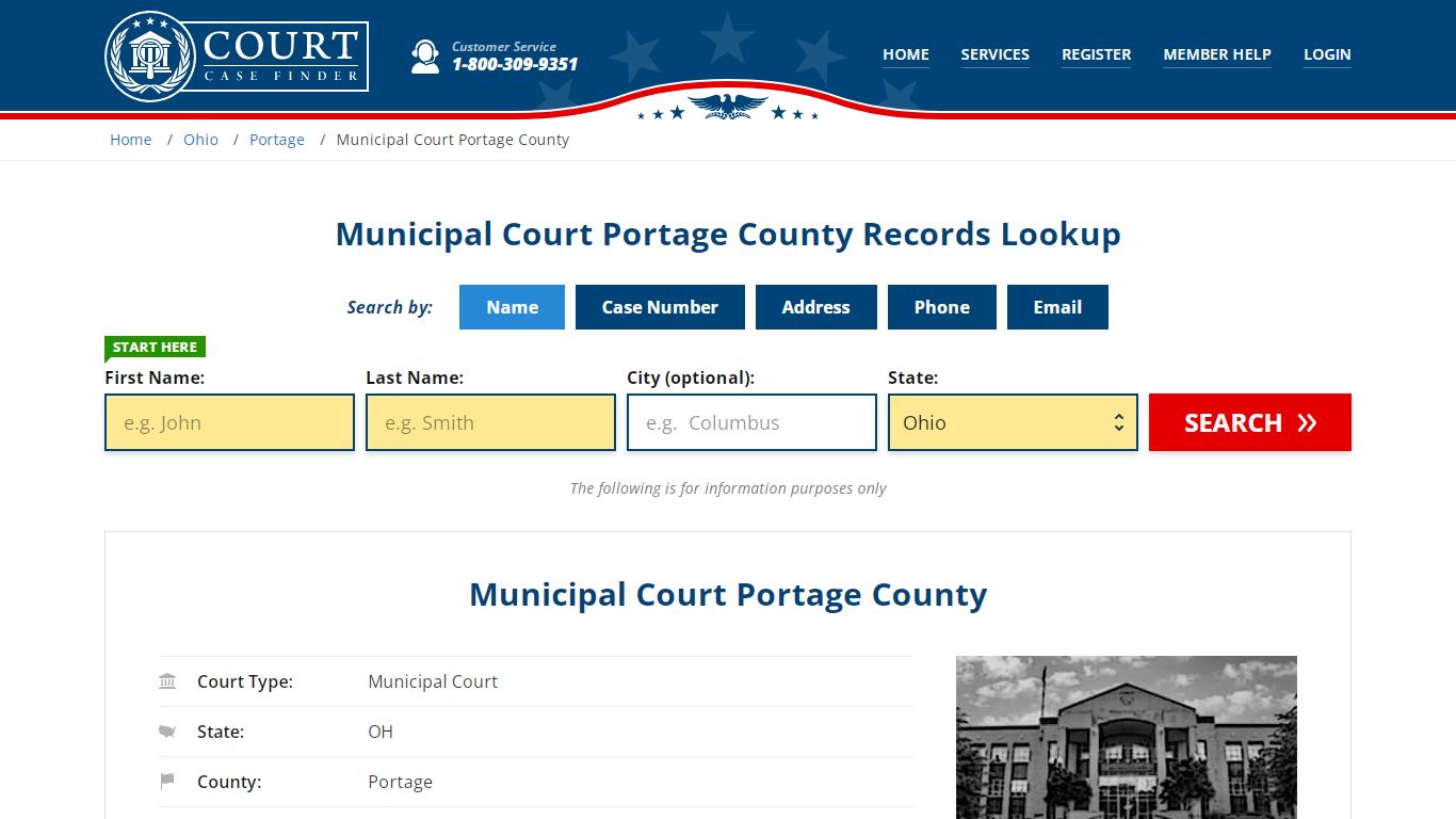 Municipal Court Portage County Records Lookup